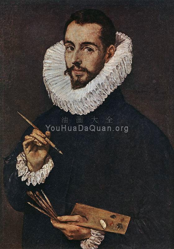 Portrait of the Artist's Son Jorge Manuel - 埃尔·格列柯